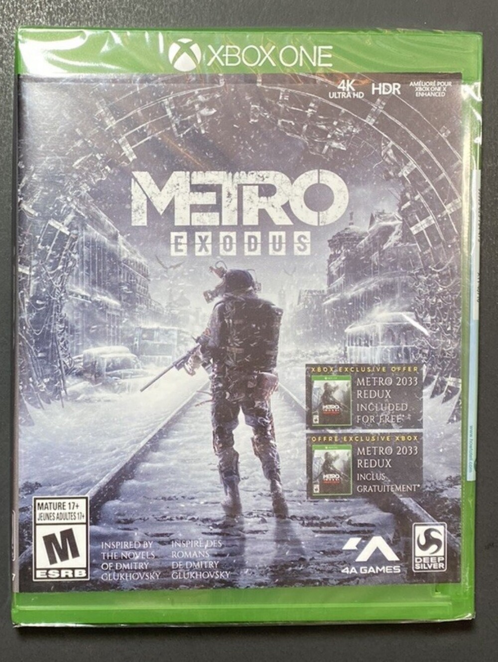 Metro Exodus - Xbox One Video Game (White & Gray Artwork)